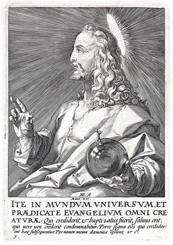 HENDRICK GOLTZIUS Christ, the Twelve Apostles and Saint Paul.